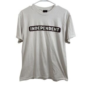 Vintage Independent Truck Co Skate T Shirt Optima Made in Mexico 90s Y2K Logo M
